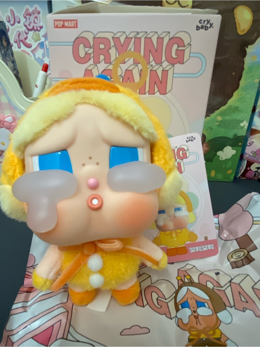 POP MART Crybaby Crying Again Series Vinyl Face Plush-DUCK YOU